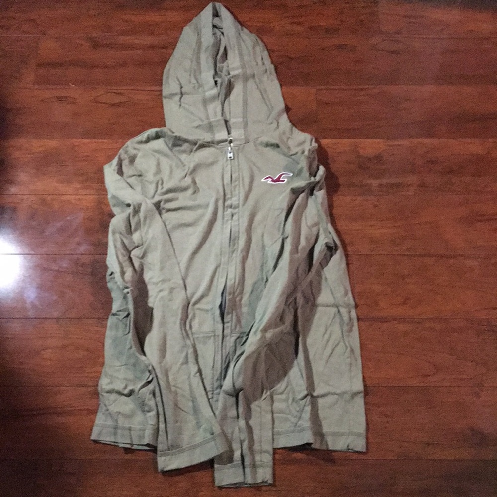 Hollister light zip sweatshirt